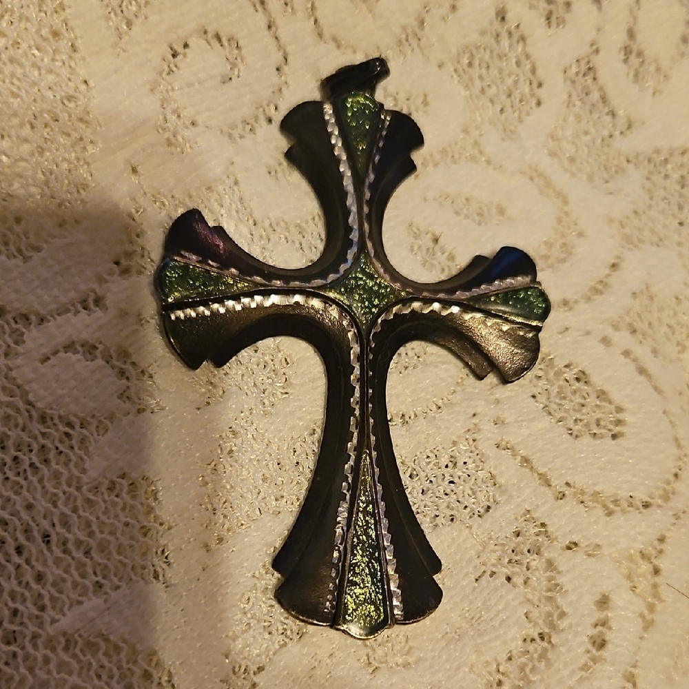 1976 Sarahcov Limited Edition Cross Necklace.